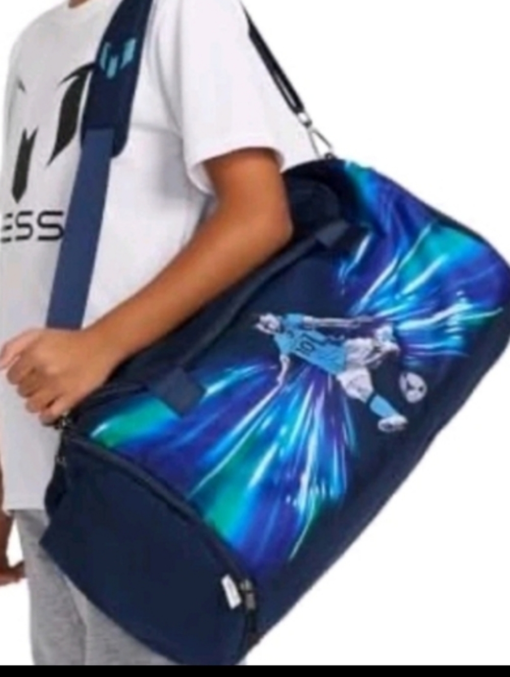 Messi Soccer Duffle Bag Blue